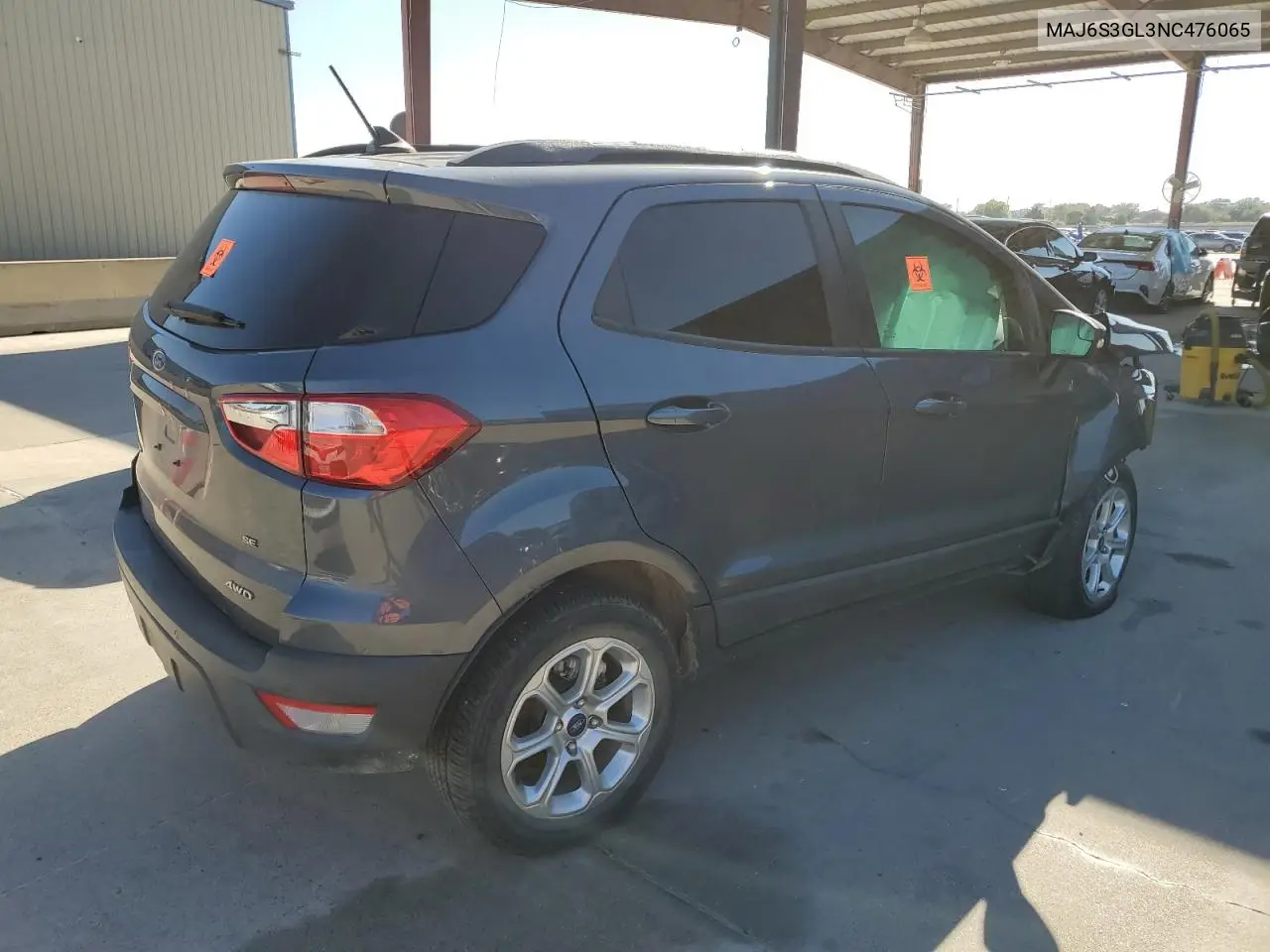 MAJ6S3GL3NC476065 2022 Ford Ecosport Se