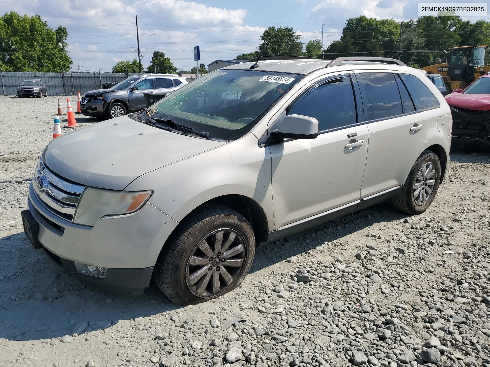 2007 Ford Edge Sel Plus VIN: 2FMDK49C97BB32825 Lot: 59146674