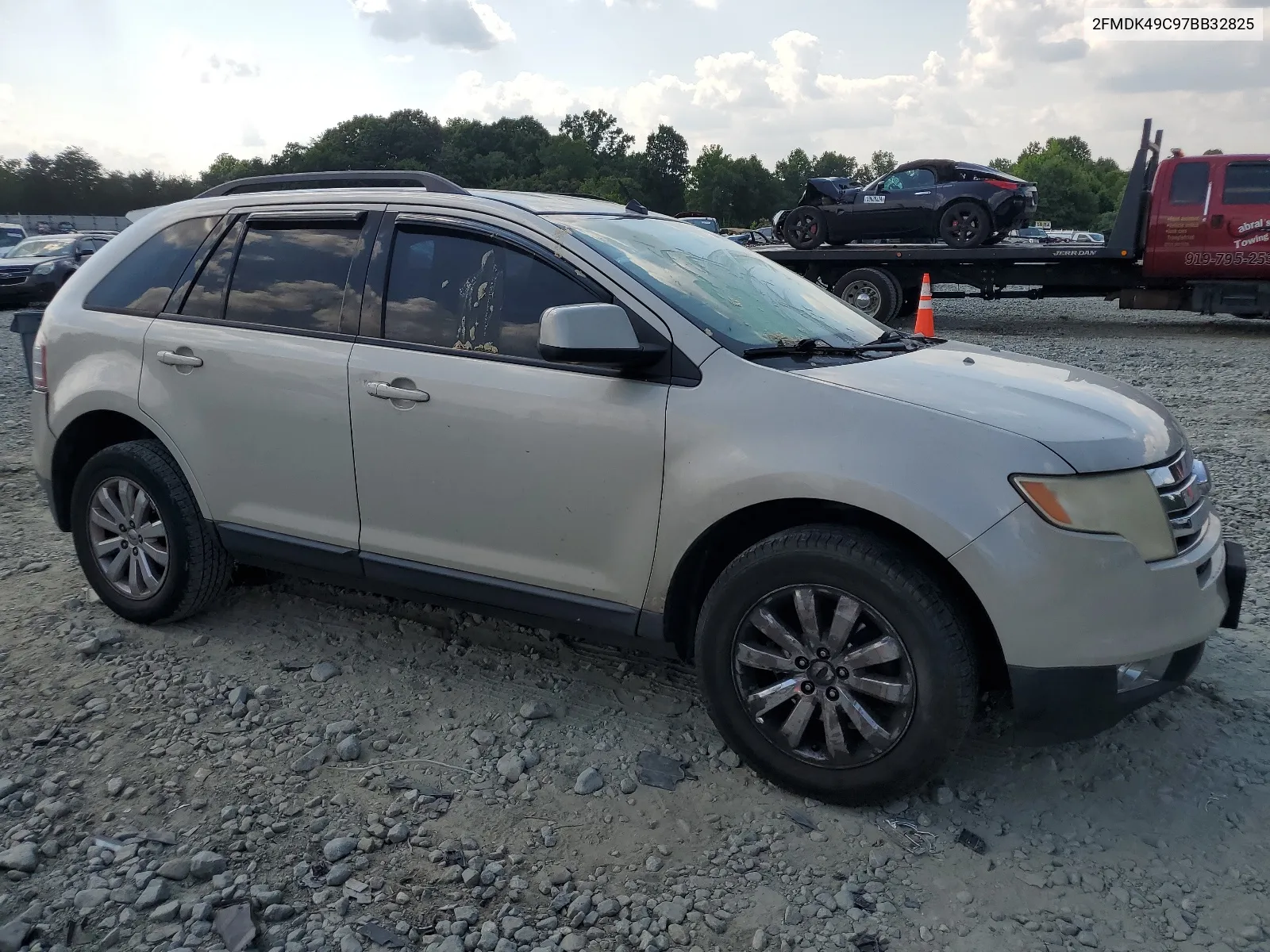 2007 Ford Edge Sel Plus VIN: 2FMDK49C97BB32825 Lot: 59146674