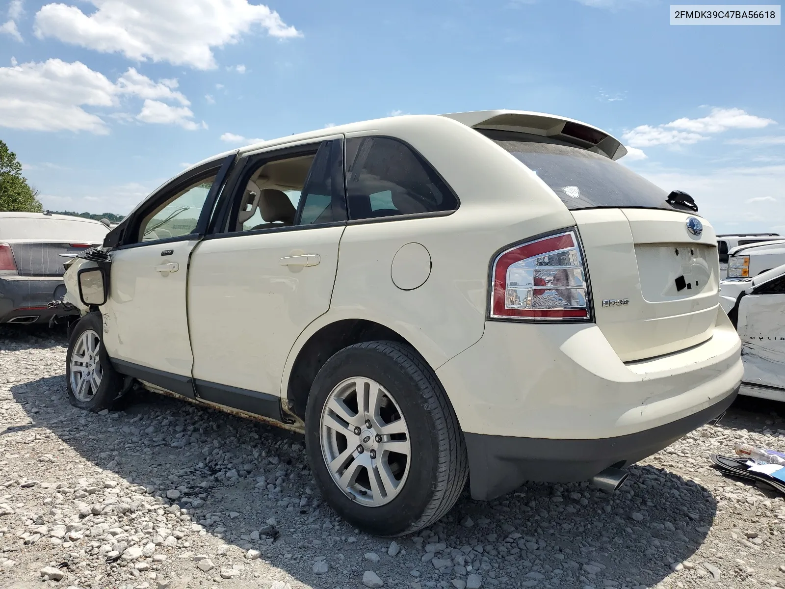 2007 Ford Edge Sel Plus VIN: 2FMDK39C47BA56618 Lot: 59951884