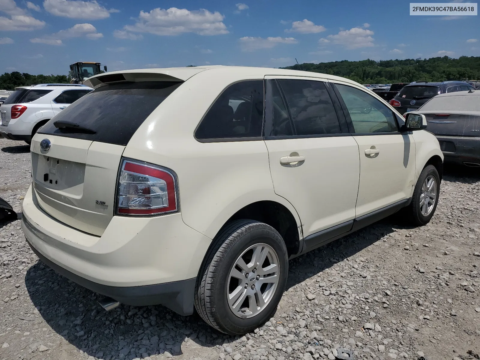 2007 Ford Edge Sel Plus VIN: 2FMDK39C47BA56618 Lot: 59951884