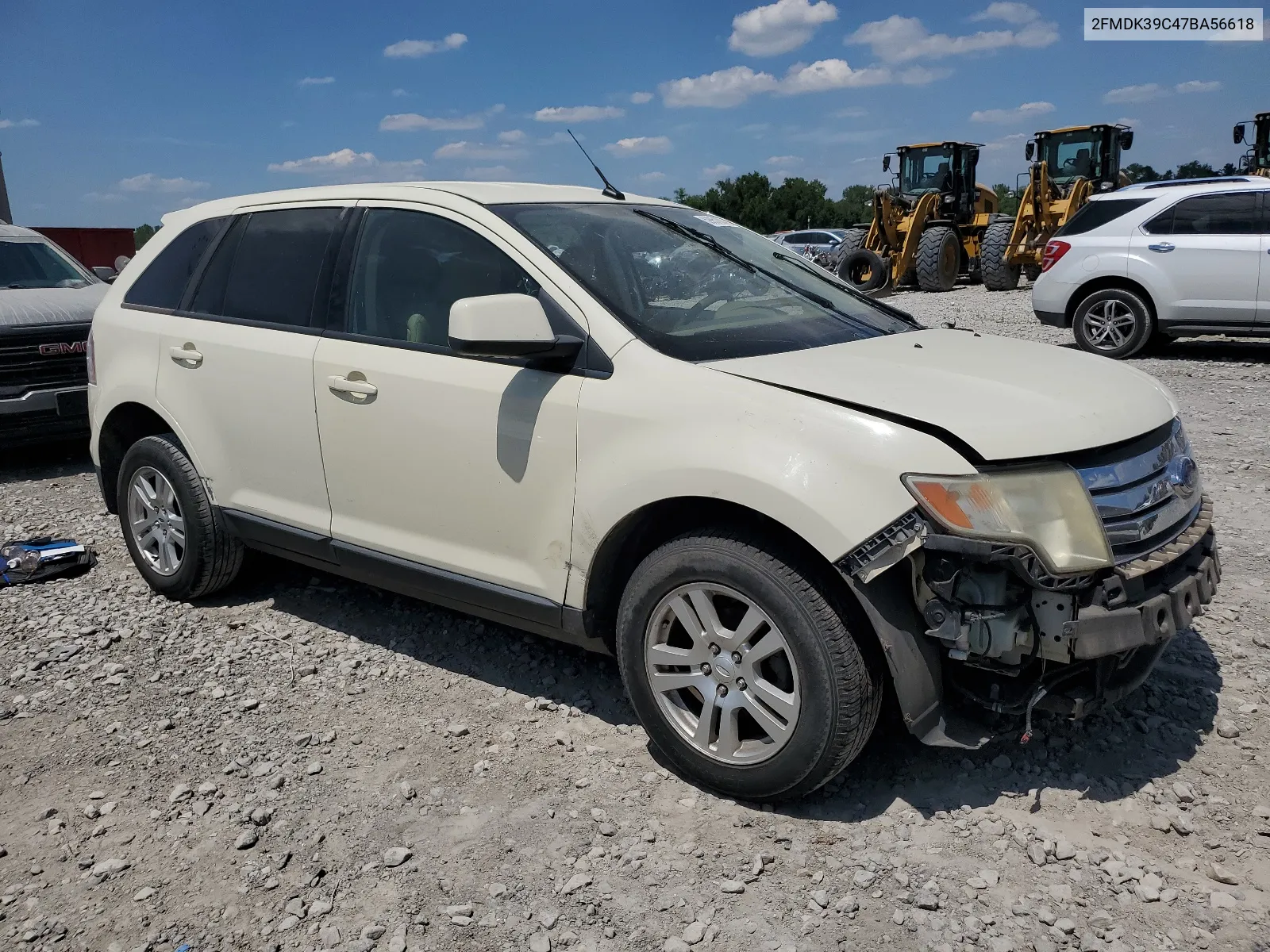 2007 Ford Edge Sel Plus VIN: 2FMDK39C47BA56618 Lot: 59951884