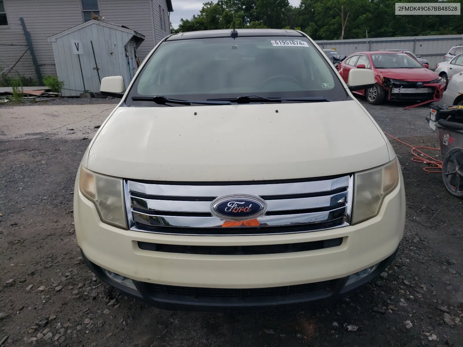 2007 Ford Edge Sel Plus VIN: 2FMDK49C67BB48528 Lot: 61951874