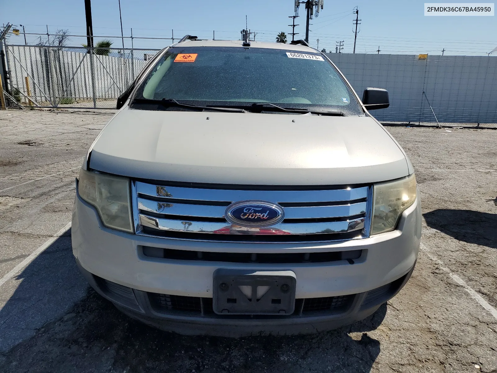 2FMDK36C67BA45950 2007 Ford Edge Se