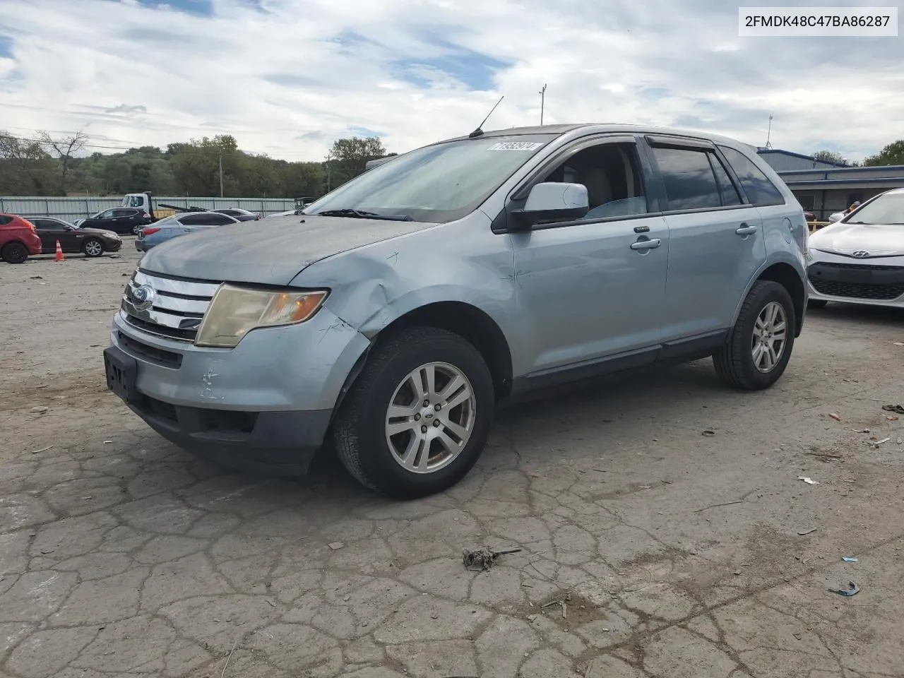 2007 Ford Edge Sel VIN: 2FMDK48C47BA86287 Lot: 71952974