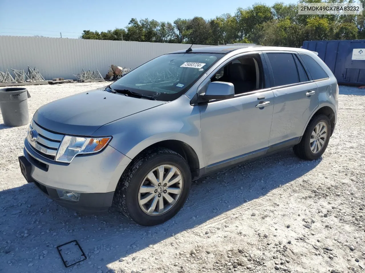 2FMDK49CX7BA83232 2007 Ford Edge Sel Plus