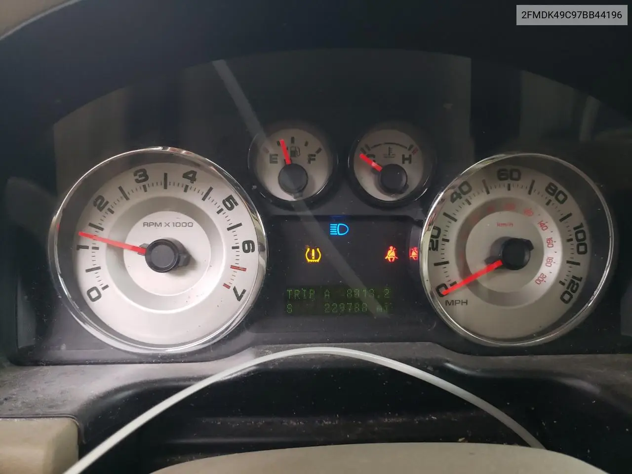 2FMDK49C97BB44196 2007 Ford Edge Sel Plus