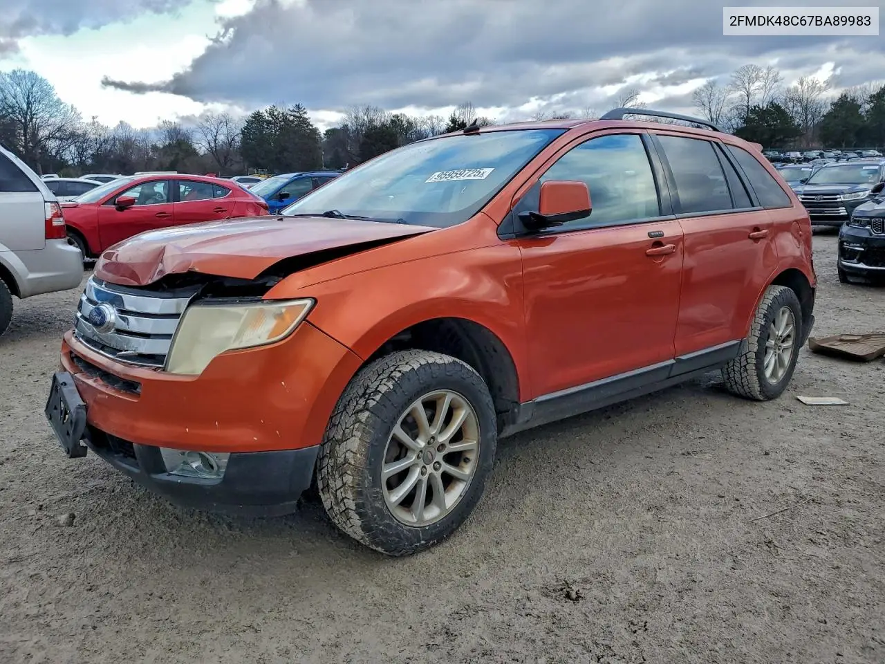 2FMDK48C67BA89983 2007 Ford Edge Sel