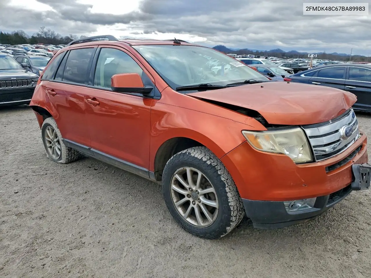 2FMDK48C67BA89983 2007 Ford Edge Sel