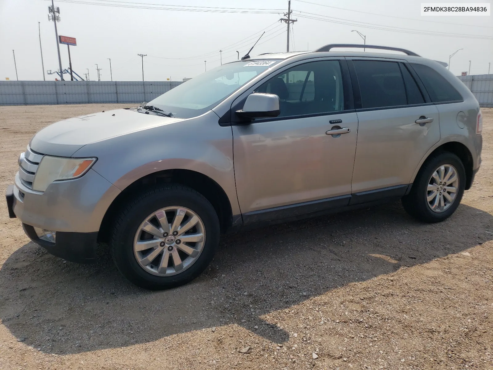 2008 Ford Edge Sel VIN: 2FMDK38C28BA94836 Lot: 61943364