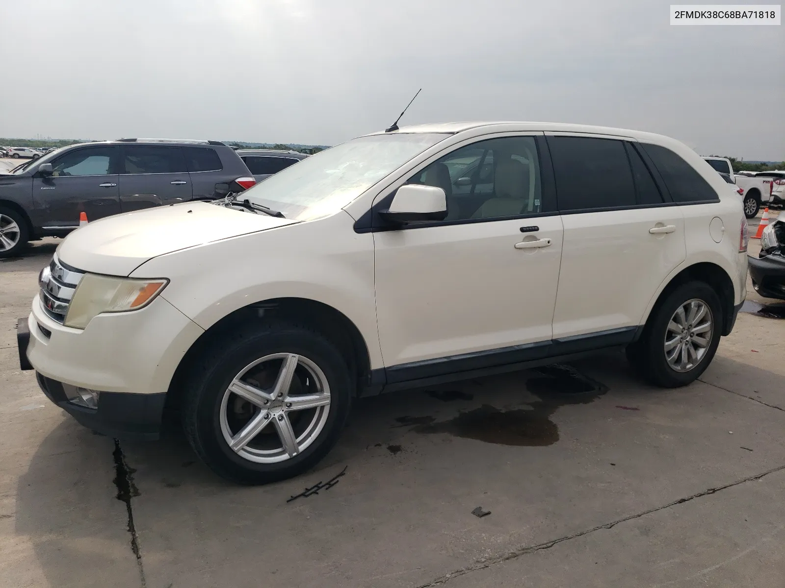 2008 Ford Edge Sel VIN: 2FMDK38C68BA71818 Lot: 63780144