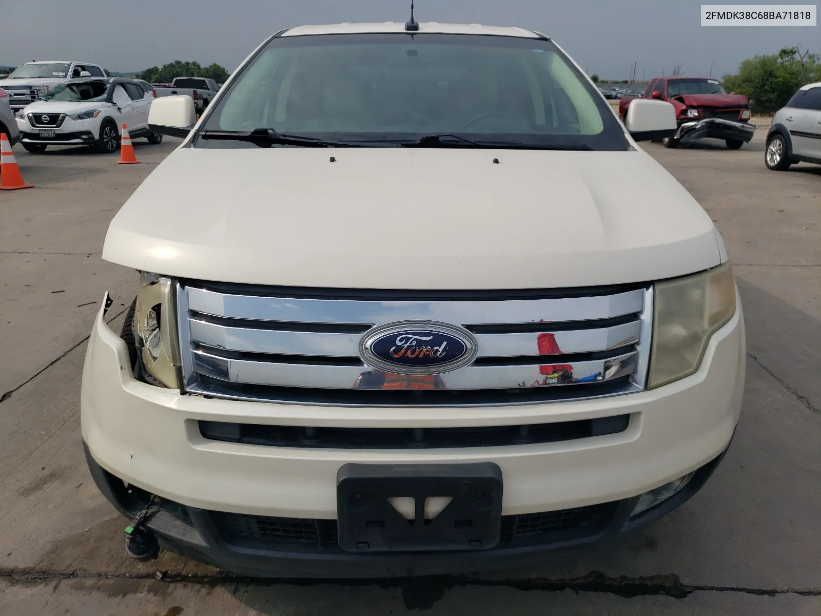 2008 Ford Edge Sel VIN: 2FMDK38C68BA71818 Lot: 63780144