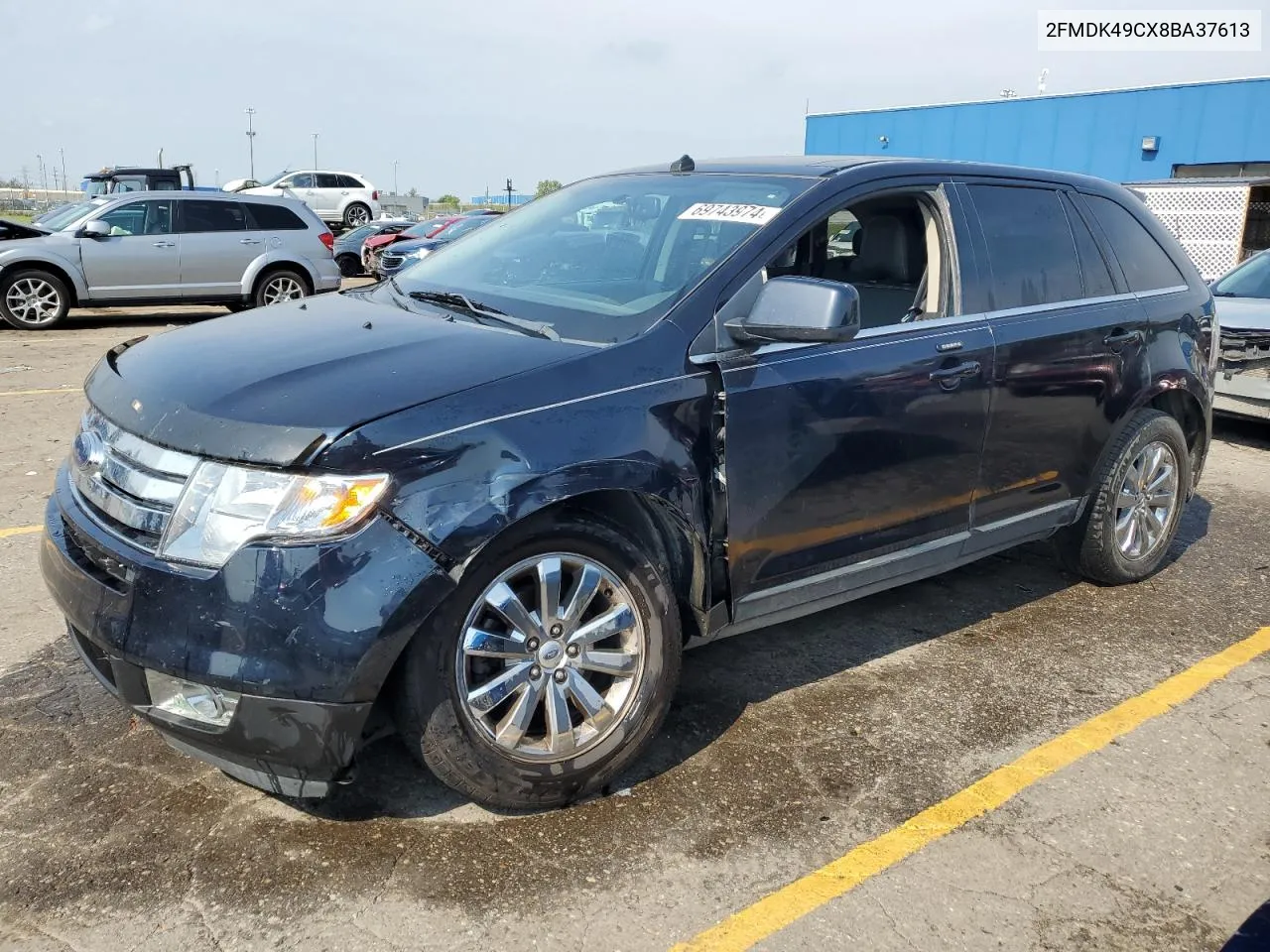 2008 Ford Edge Limited VIN: 2FMDK49CX8BA37613 Lot: 69743974