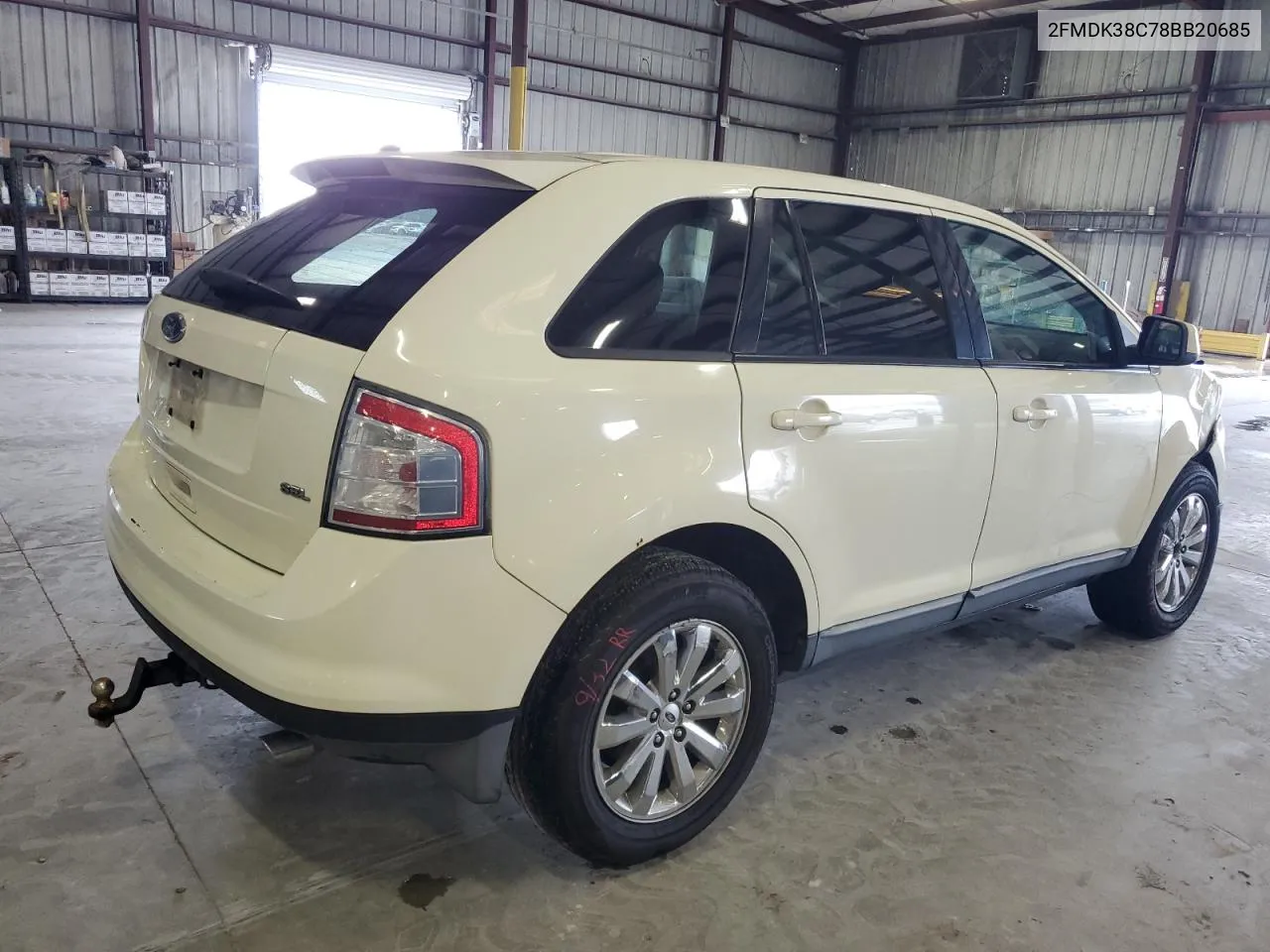 2008 Ford Edge Sel VIN: 2FMDK38C78BB20685 Lot: 69937104