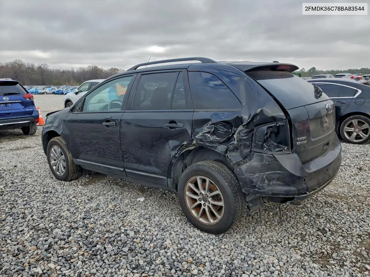 2FMDK36C78BA83544 2008 Ford Edge Se