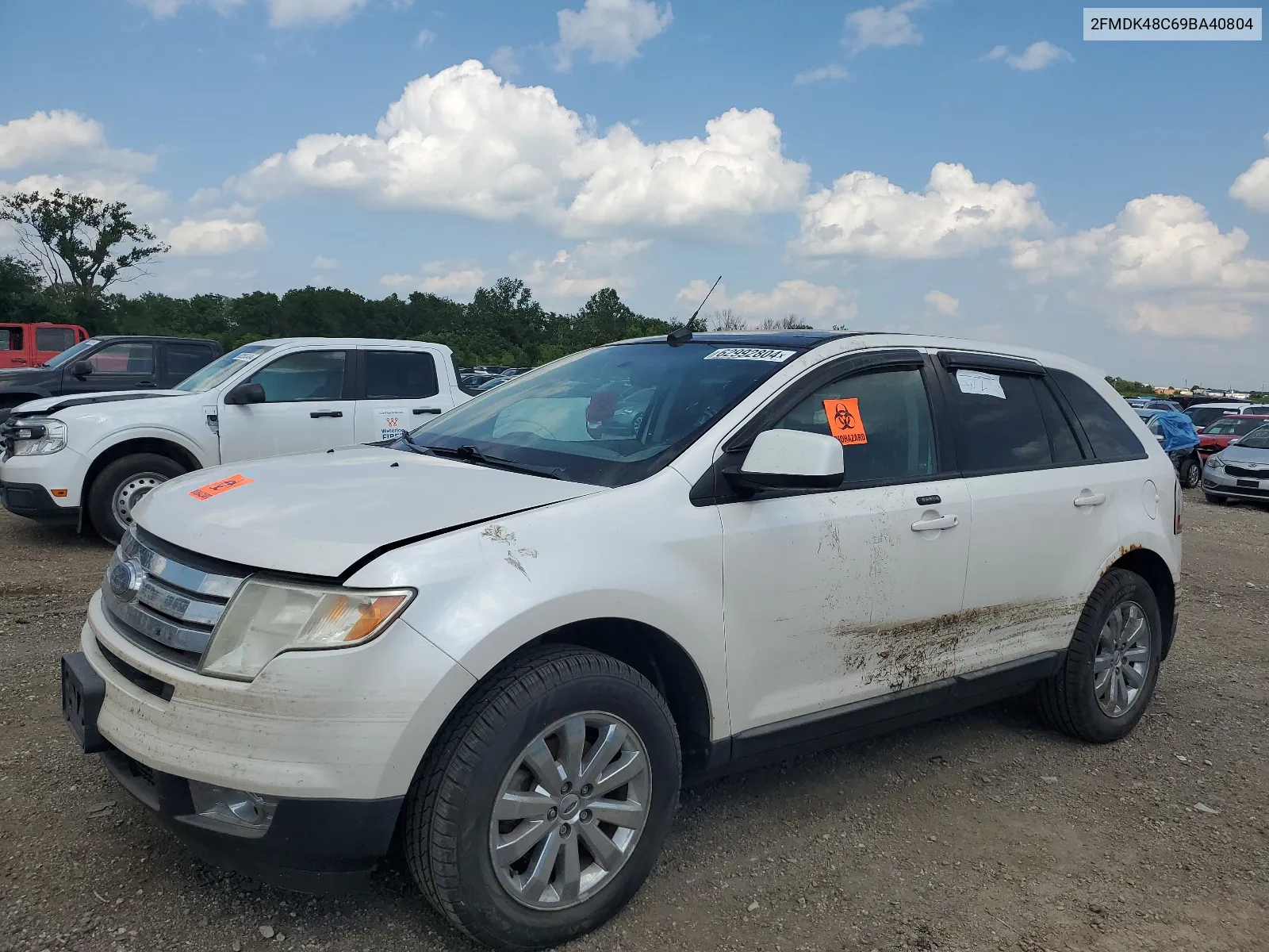 2009 Ford Edge Sel VIN: 2FMDK48C69BA40804 Lot: 62992804