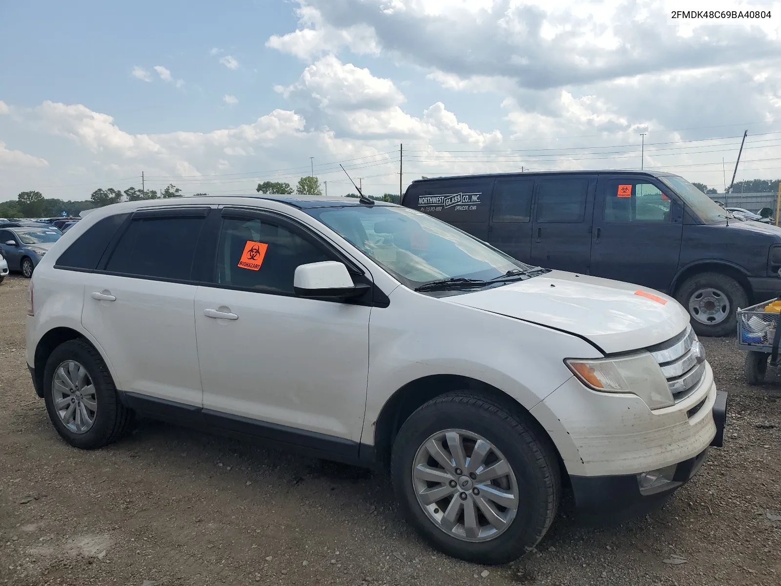 2009 Ford Edge Sel VIN: 2FMDK48C69BA40804 Lot: 62992804