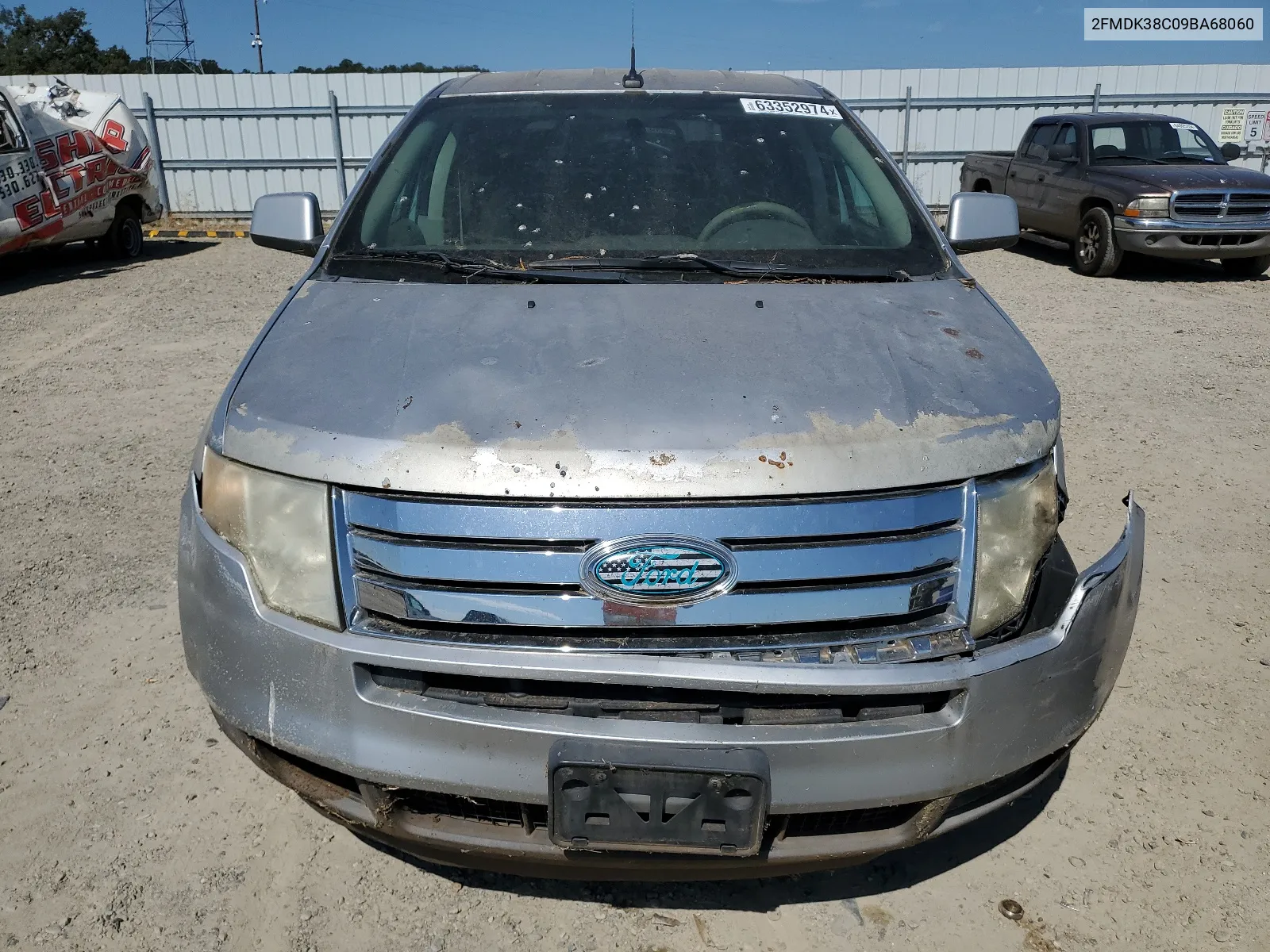 2009 Ford Edge Sel VIN: 2FMDK38C09BA68060 Lot: 63352974