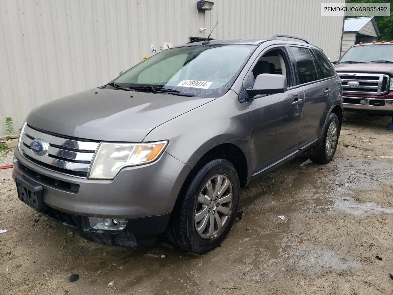 2010 Ford Edge Sel VIN: 2FMDK3JC6ABB55492 Lot: 57399034