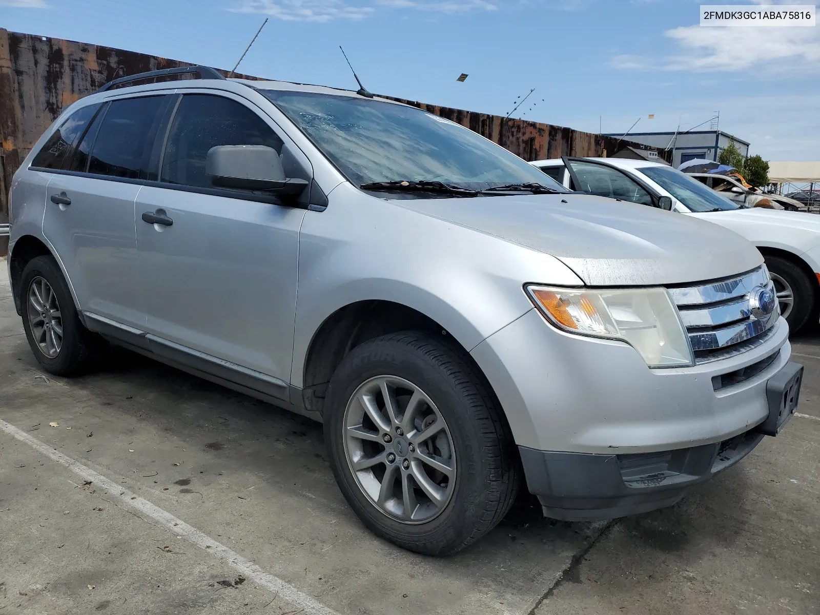 2010 Ford Edge Se VIN: 2FMDK3GC1ABA75816 Lot: 63143324