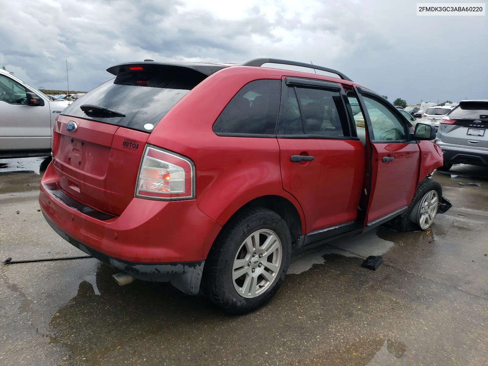 2010 Ford Edge Se VIN: 2FMDK3GC3ABA60220 Lot: 63600844