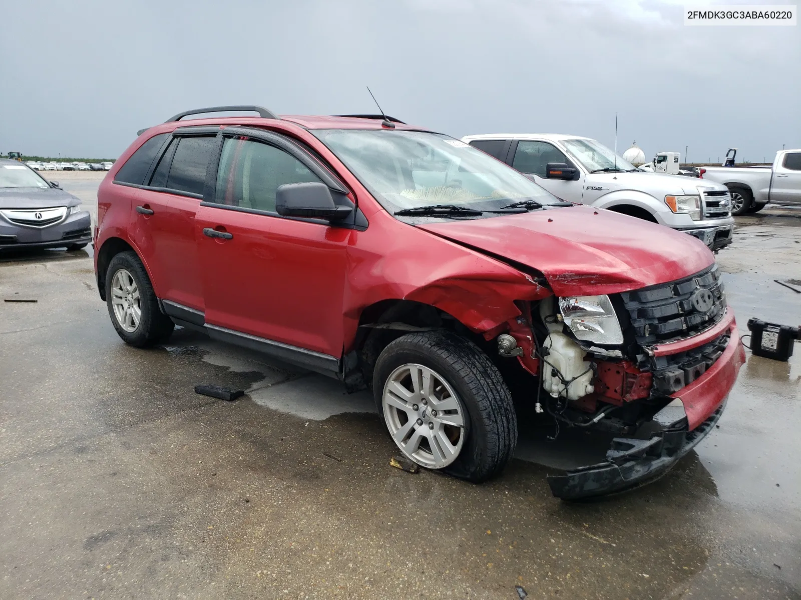 2FMDK3GC3ABA60220 2010 Ford Edge Se