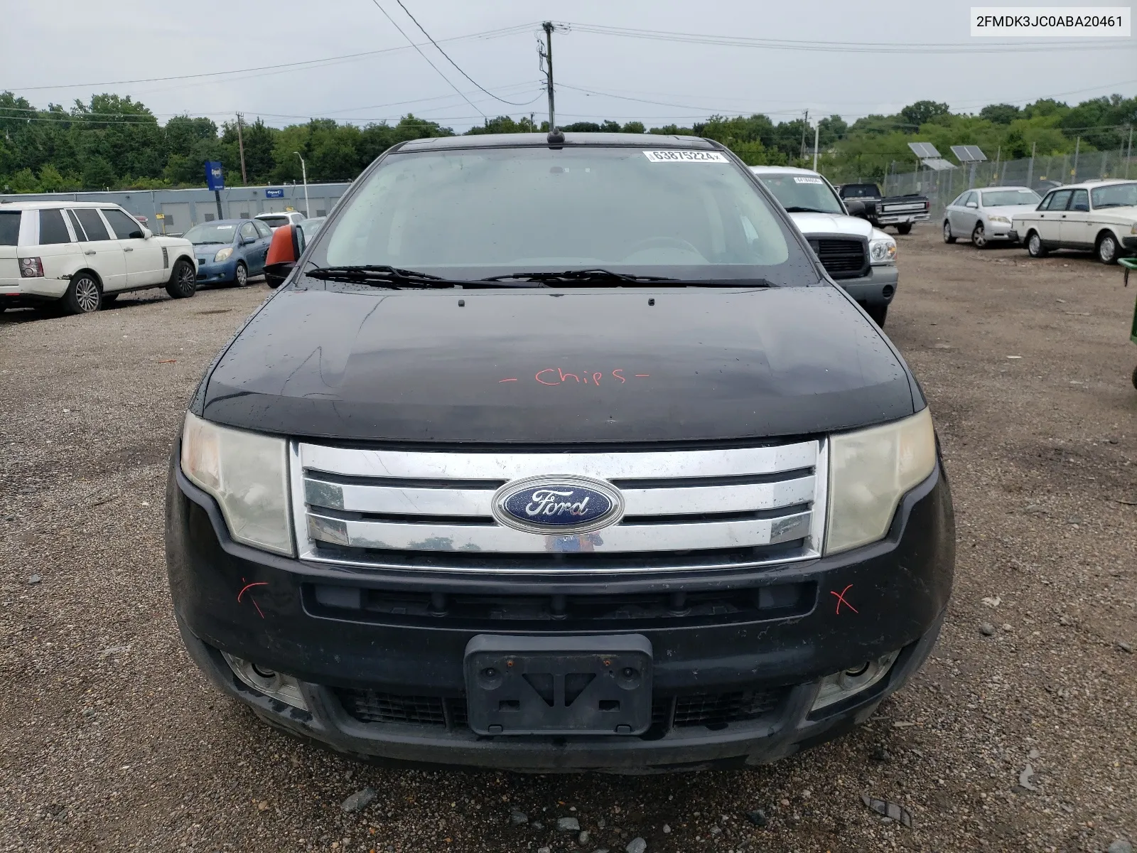 2010 Ford Edge Sel VIN: 2FMDK3JC0ABA20461 Lot: 63875224