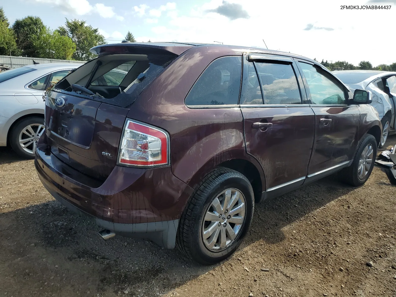 2010 Ford Edge Sel VIN: 2FMDK3JC9ABB44437 Lot: 64213834