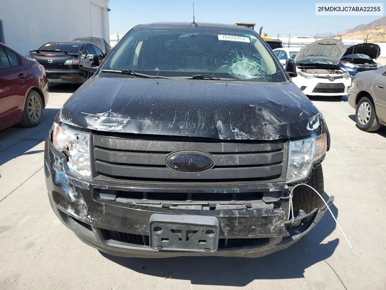 2010 Ford Edge Sel VIN: 2FMDK3JC7ABA22255 Lot: 70428764