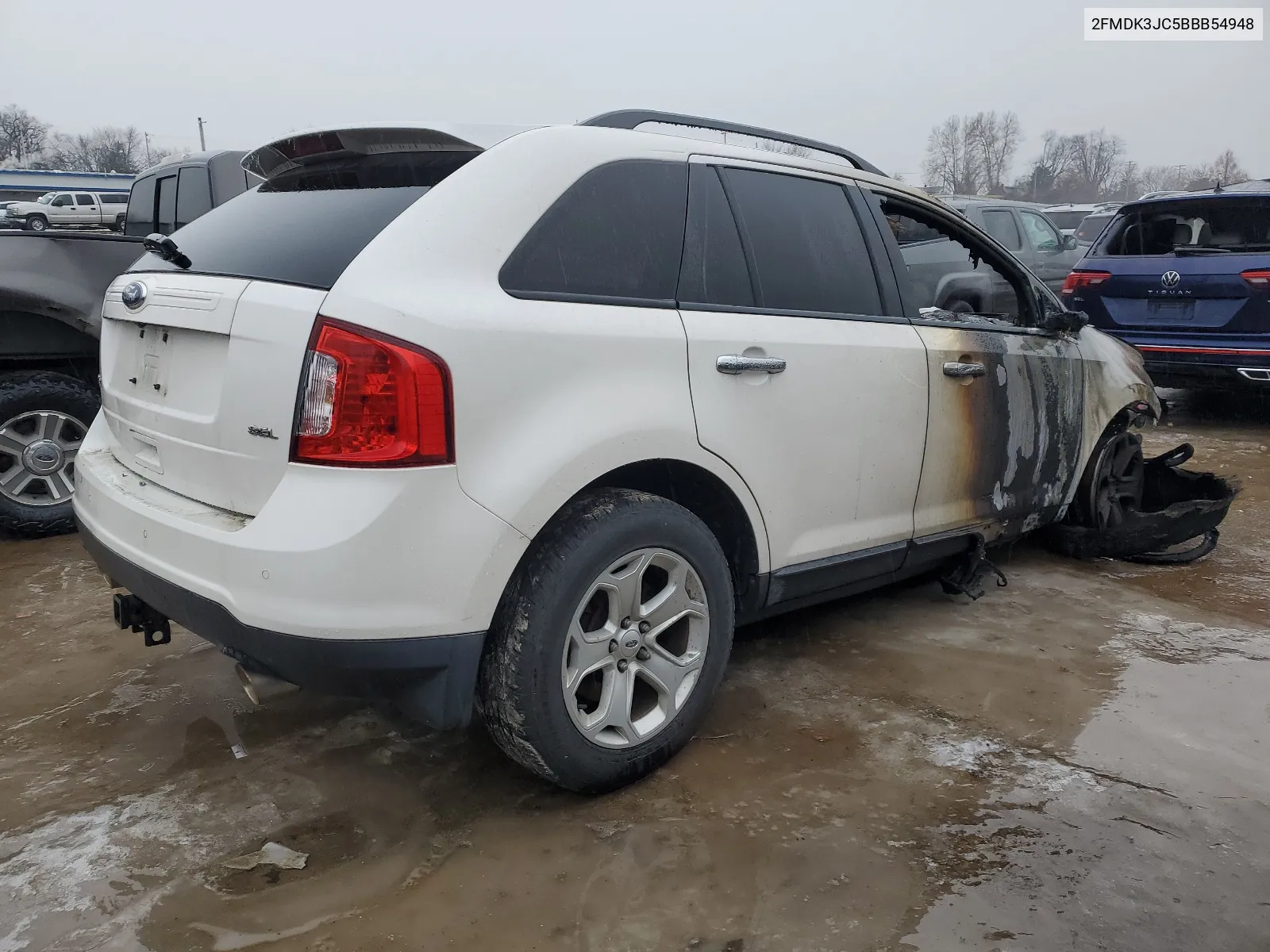 2011 Ford Edge Sel VIN: 2FMDK3JC5BBB54948 Lot: 38938004