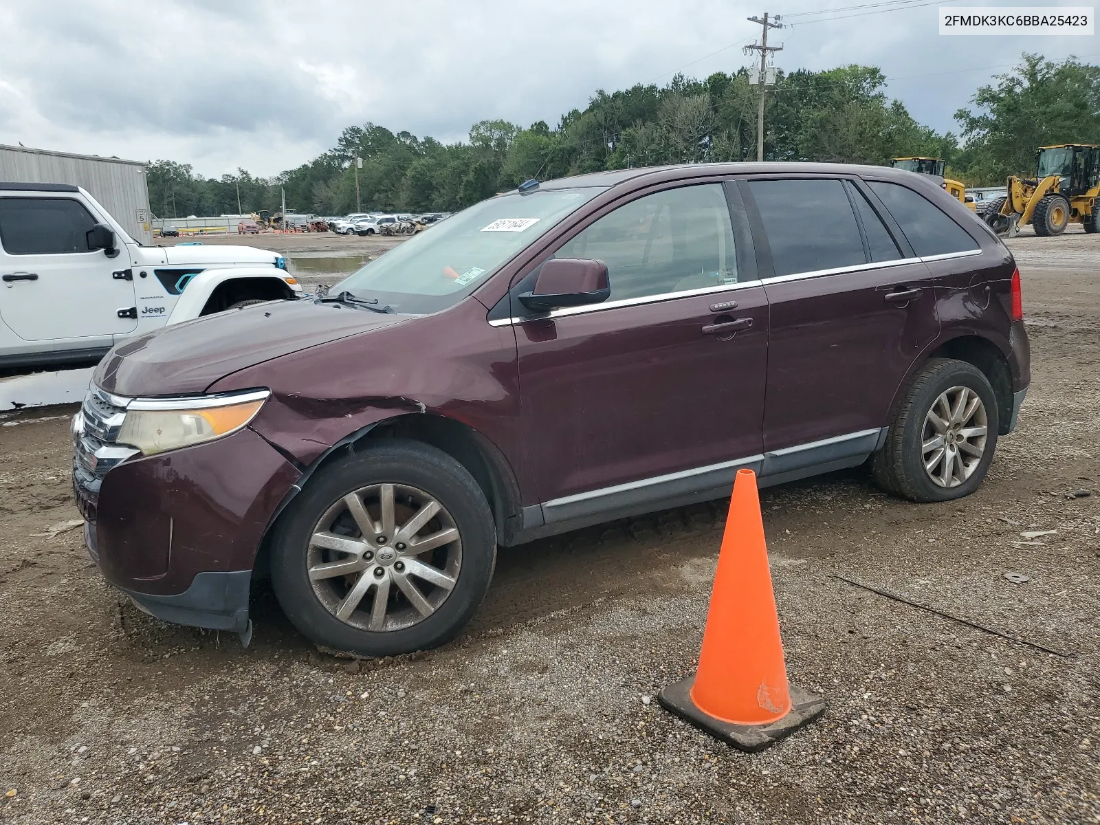 2011 Ford Edge Limited VIN: 2FMDK3KC6BBA25423 Lot: 59511644