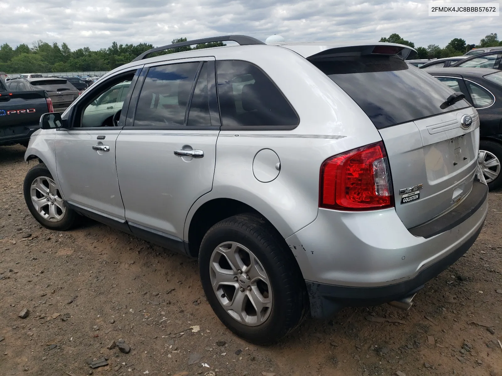 2011 Ford Edge Sel VIN: 2FMDK4JC8BBB57672 Lot: 59803444