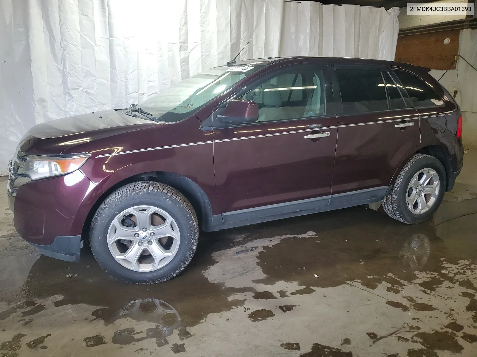 2011 Ford Edge Sel VIN: 2FMDK4JC3BBA01393 Lot: 62026644