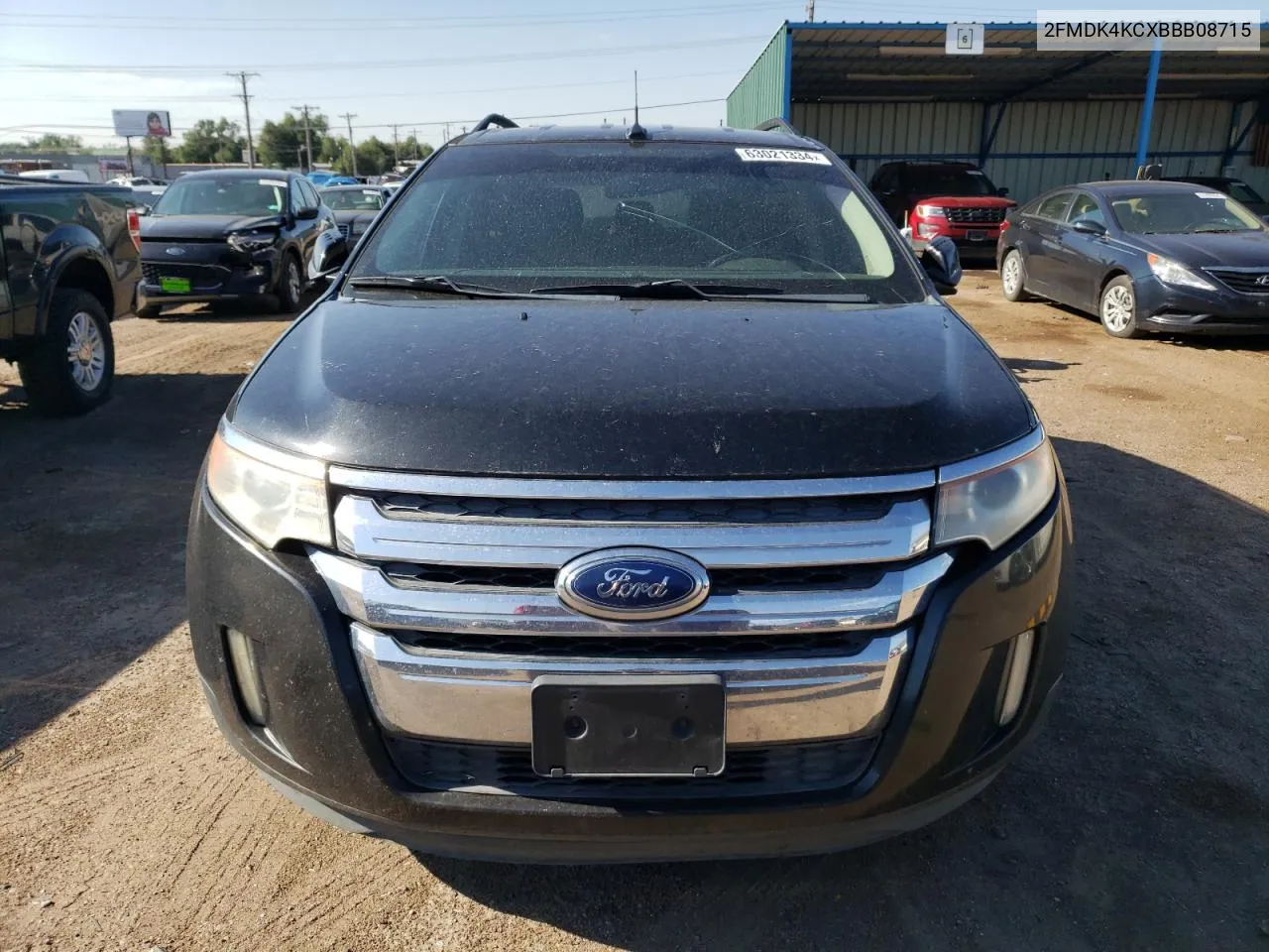 2011 Ford Edge Limited VIN: 2FMDK4KCXBBB08715 Lot: 63021334