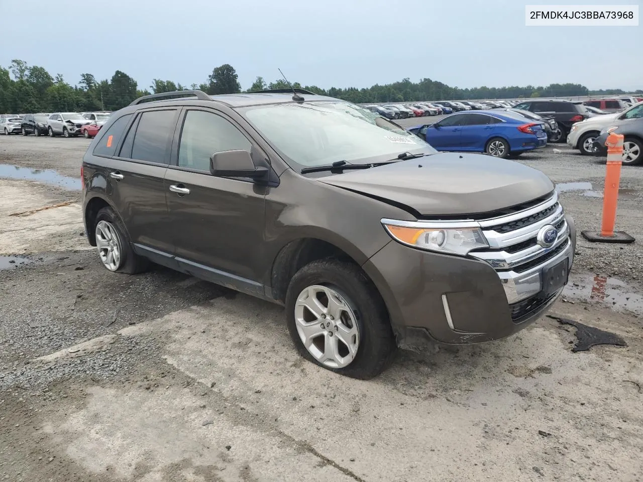 2011 Ford Edge Sel VIN: 2FMDK4JC3BBA73968 Lot: 65406914