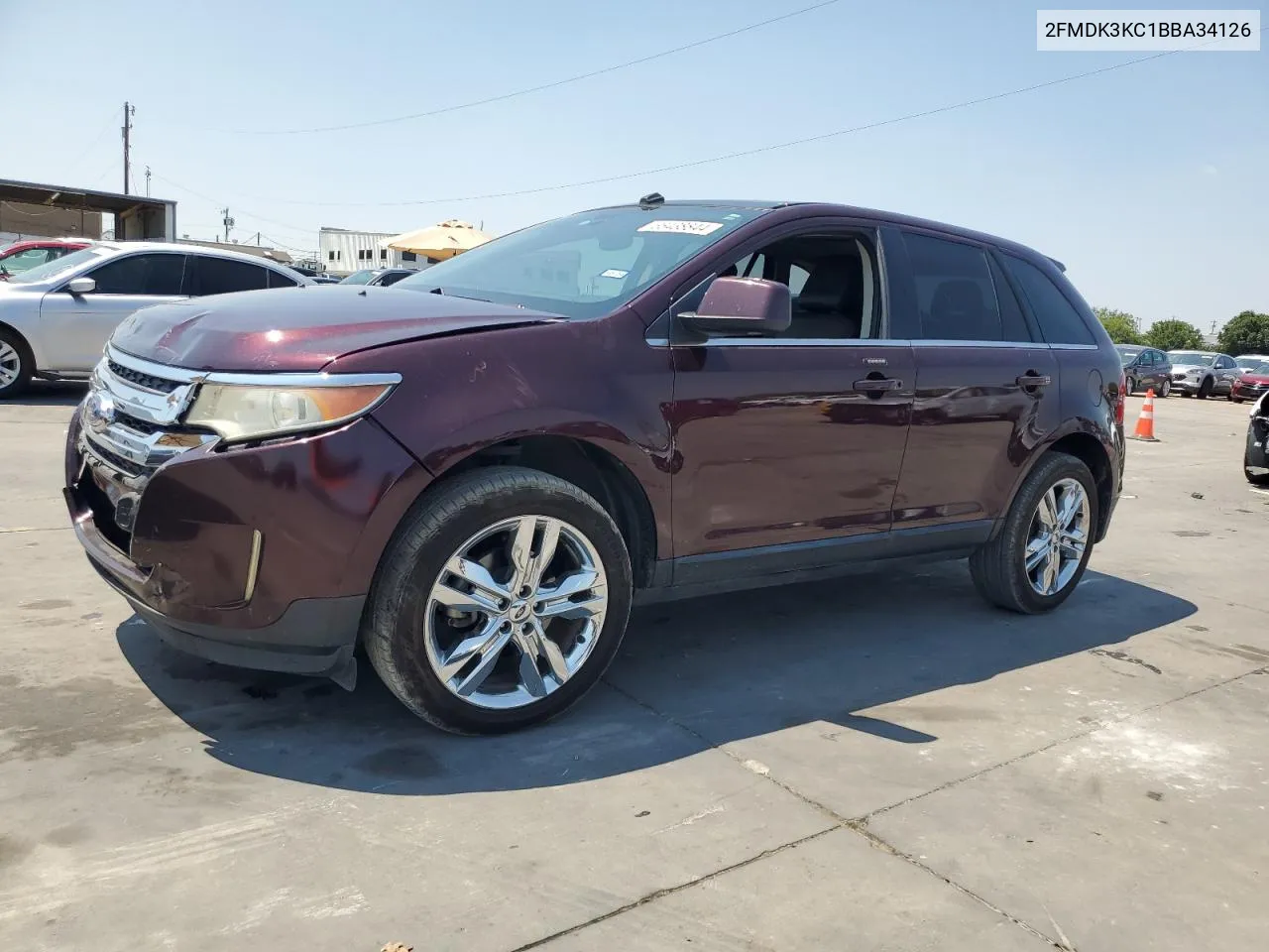 2011 Ford Edge Limited VIN: 2FMDK3KC1BBA34126 Lot: 66438844