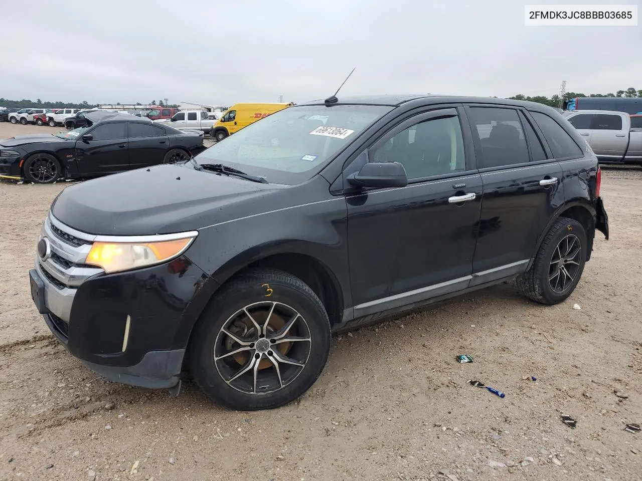 2011 Ford Edge Sel VIN: 2FMDK3JC8BBB03685 Lot: 69613064