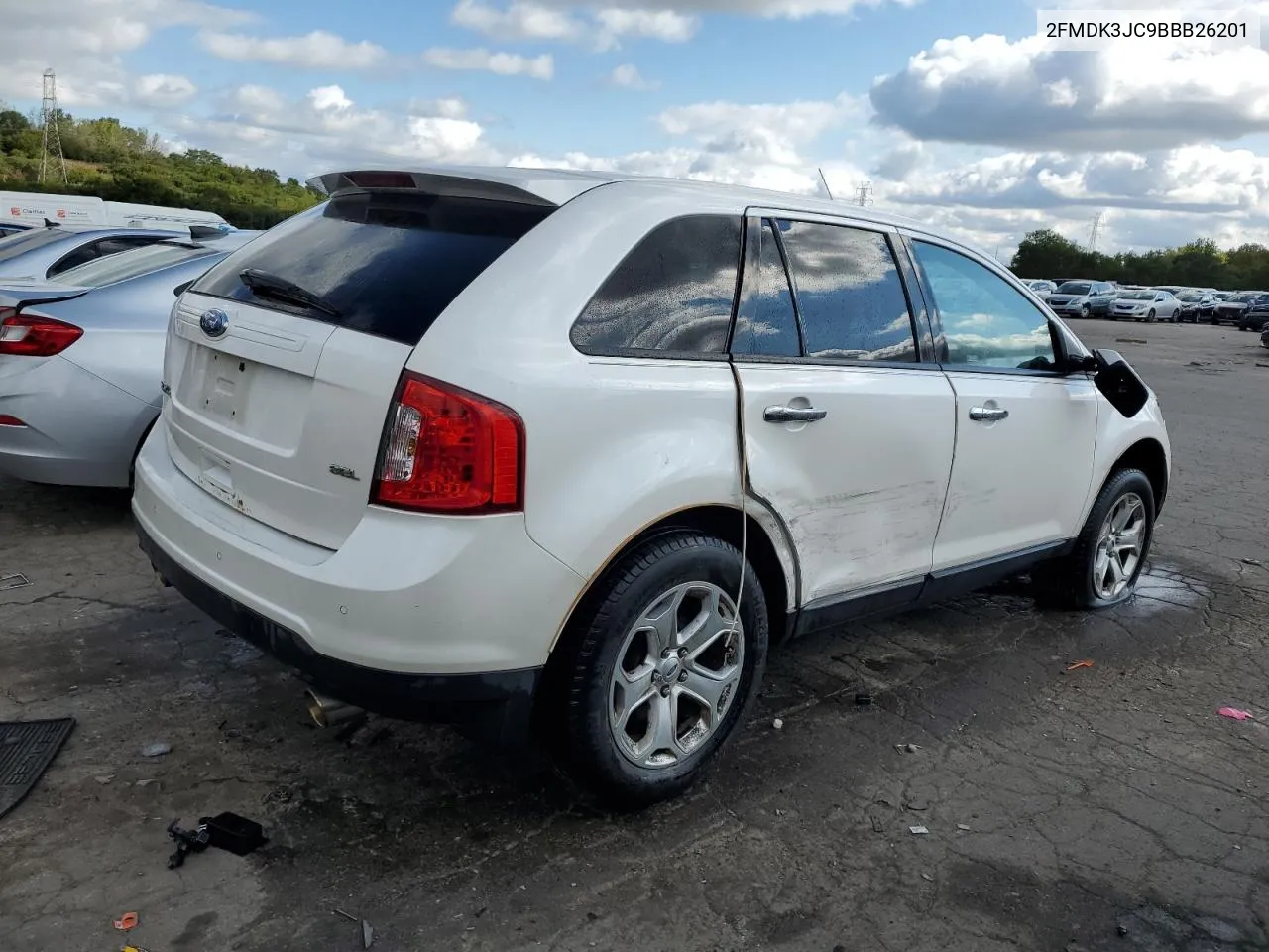 2011 Ford Edge Sel VIN: 2FMDK3JC9BBB26201 Lot: 70398354