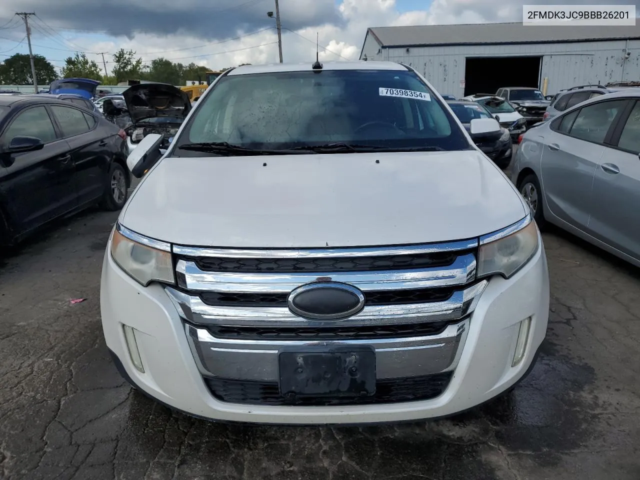 2011 Ford Edge Sel VIN: 2FMDK3JC9BBB26201 Lot: 70398354