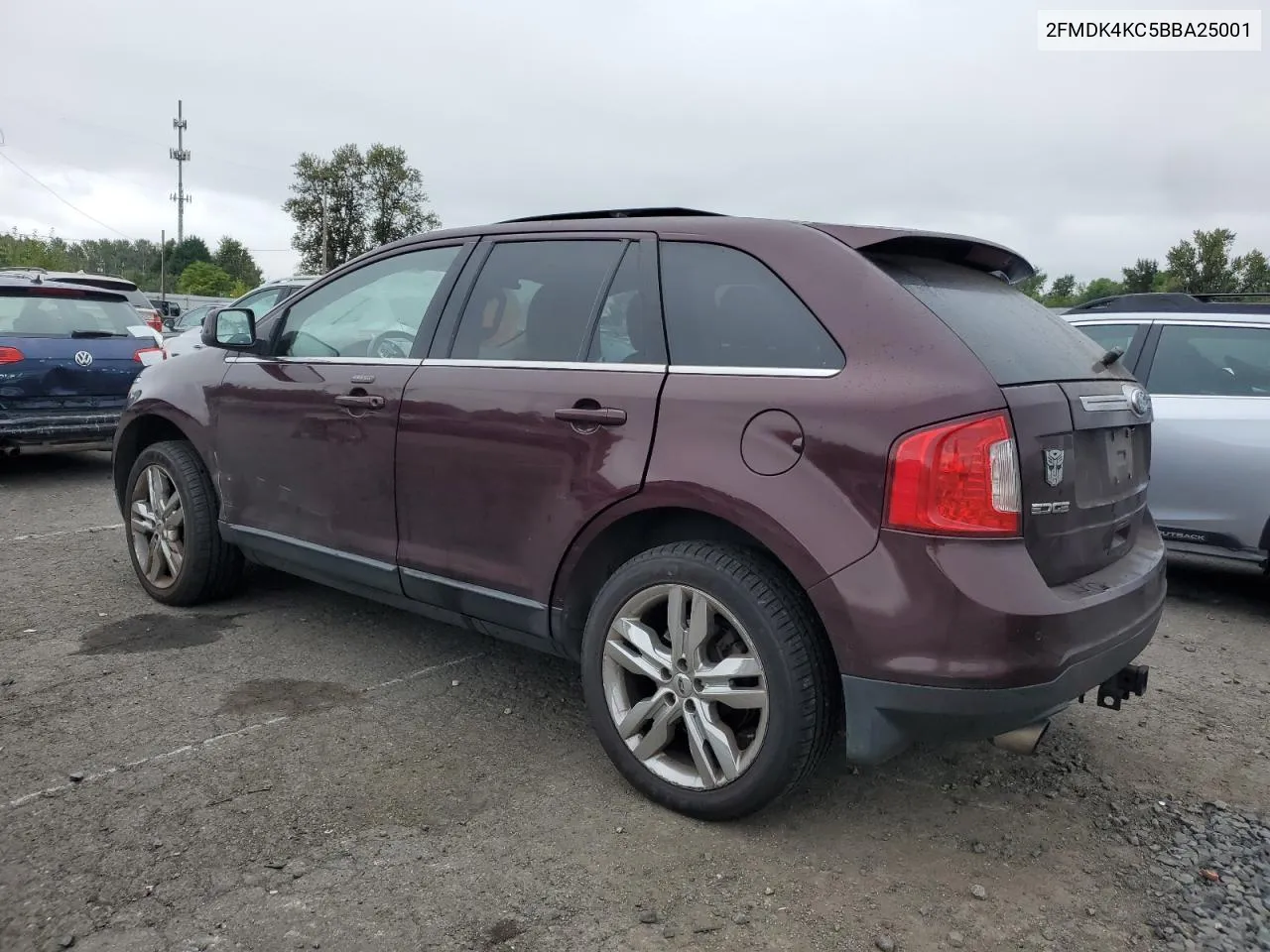 2011 Ford Edge Limited VIN: 2FMDK4KC5BBA25001 Lot: 72279474