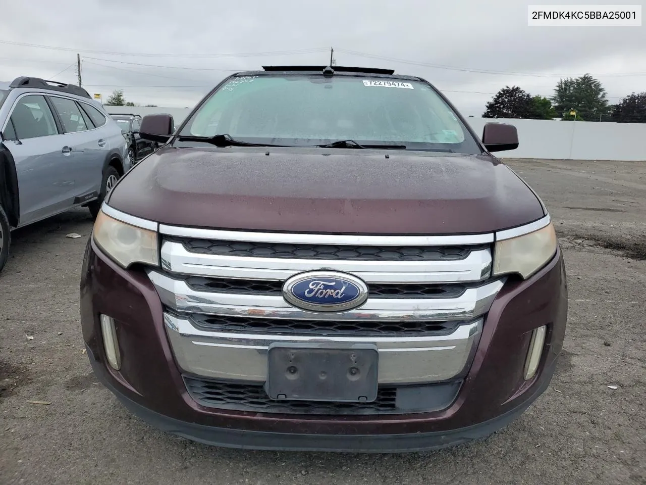 2011 Ford Edge Limited VIN: 2FMDK4KC5BBA25001 Lot: 72279474