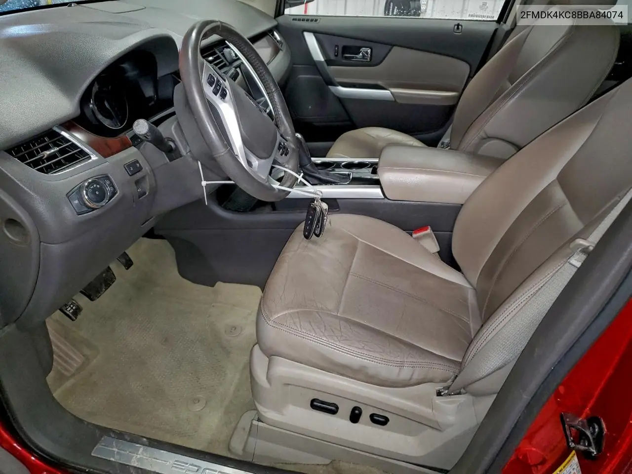 2FMDK4KC8BBA84074 2011 Ford Edge Limited