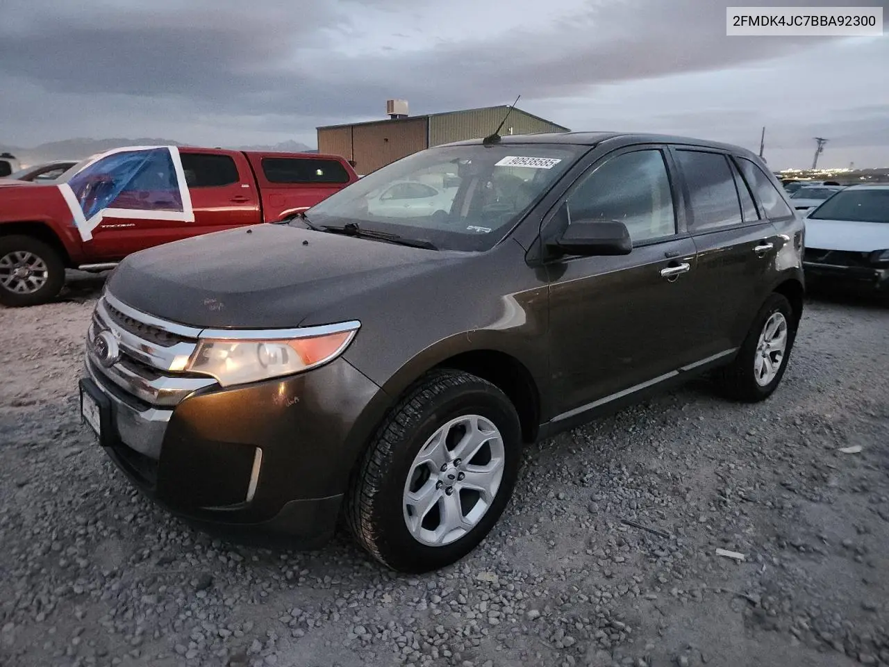 2FMDK4JC7BBA92300 2011 Ford Edge Sel