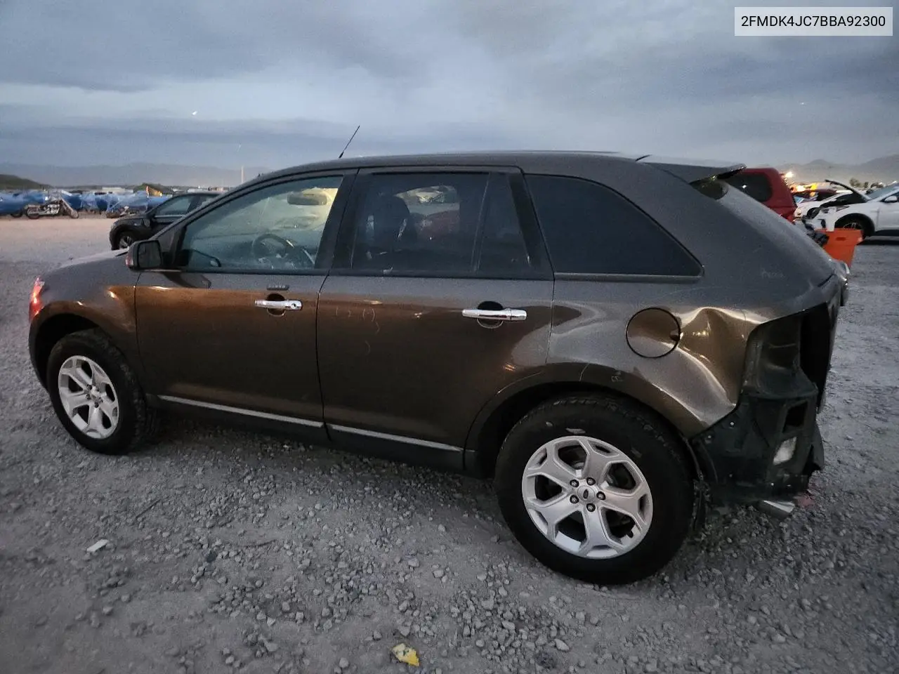 2FMDK4JC7BBA92300 2011 Ford Edge Sel