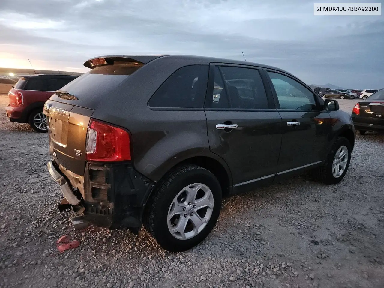 2FMDK4JC7BBA92300 2011 Ford Edge Sel