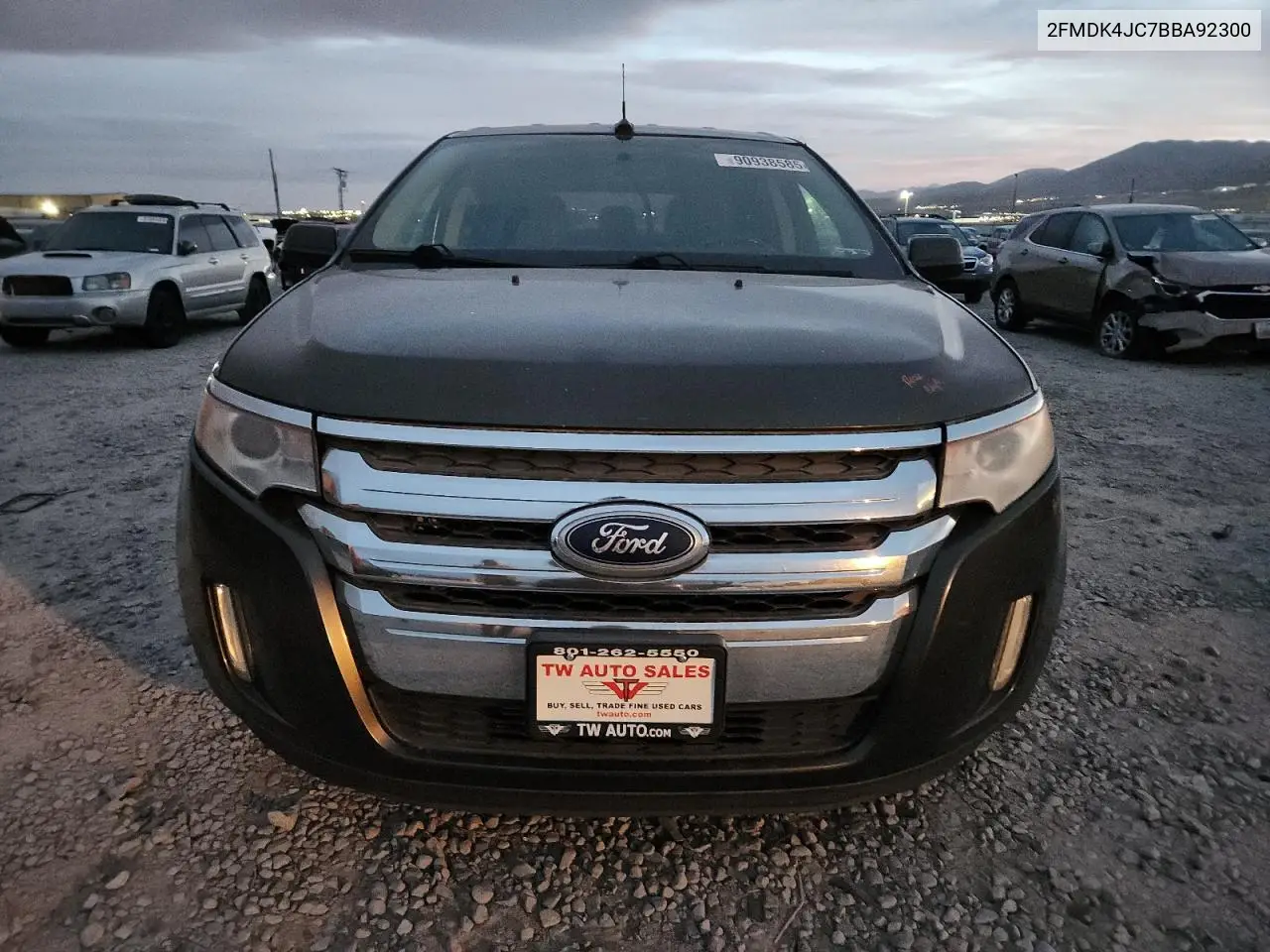 2FMDK4JC7BBA92300 2011 Ford Edge Sel