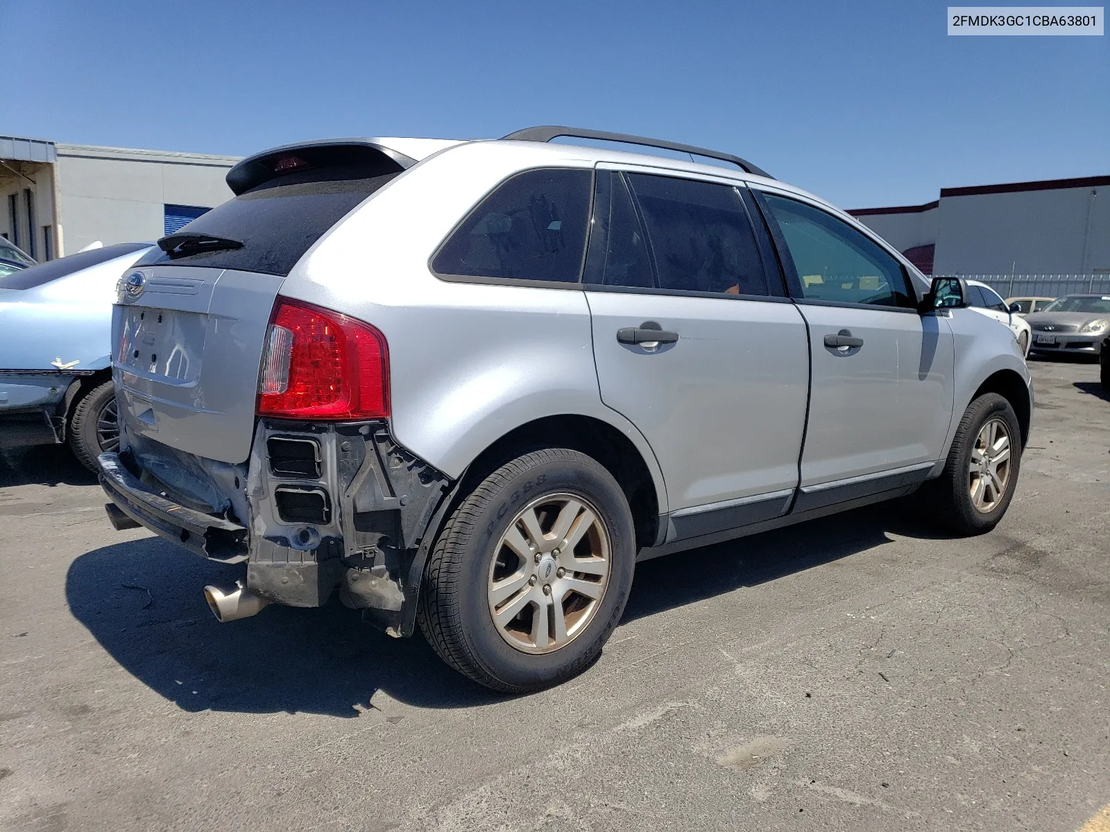 2FMDK3GC1CBA63801 2012 Ford Edge Se