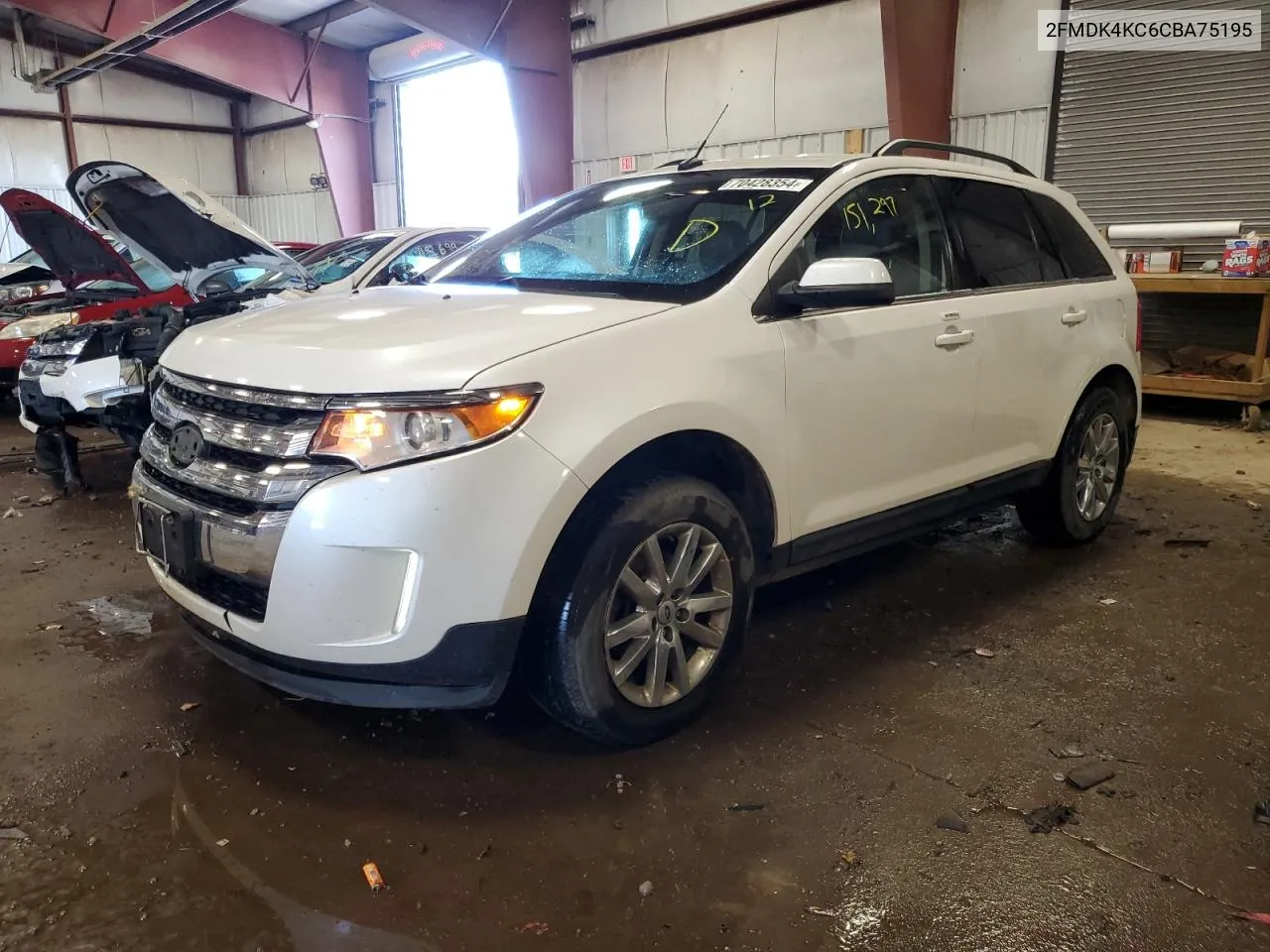 2012 Ford Edge Limited VIN: 2FMDK4KC6CBA75195 Lot: 70428354