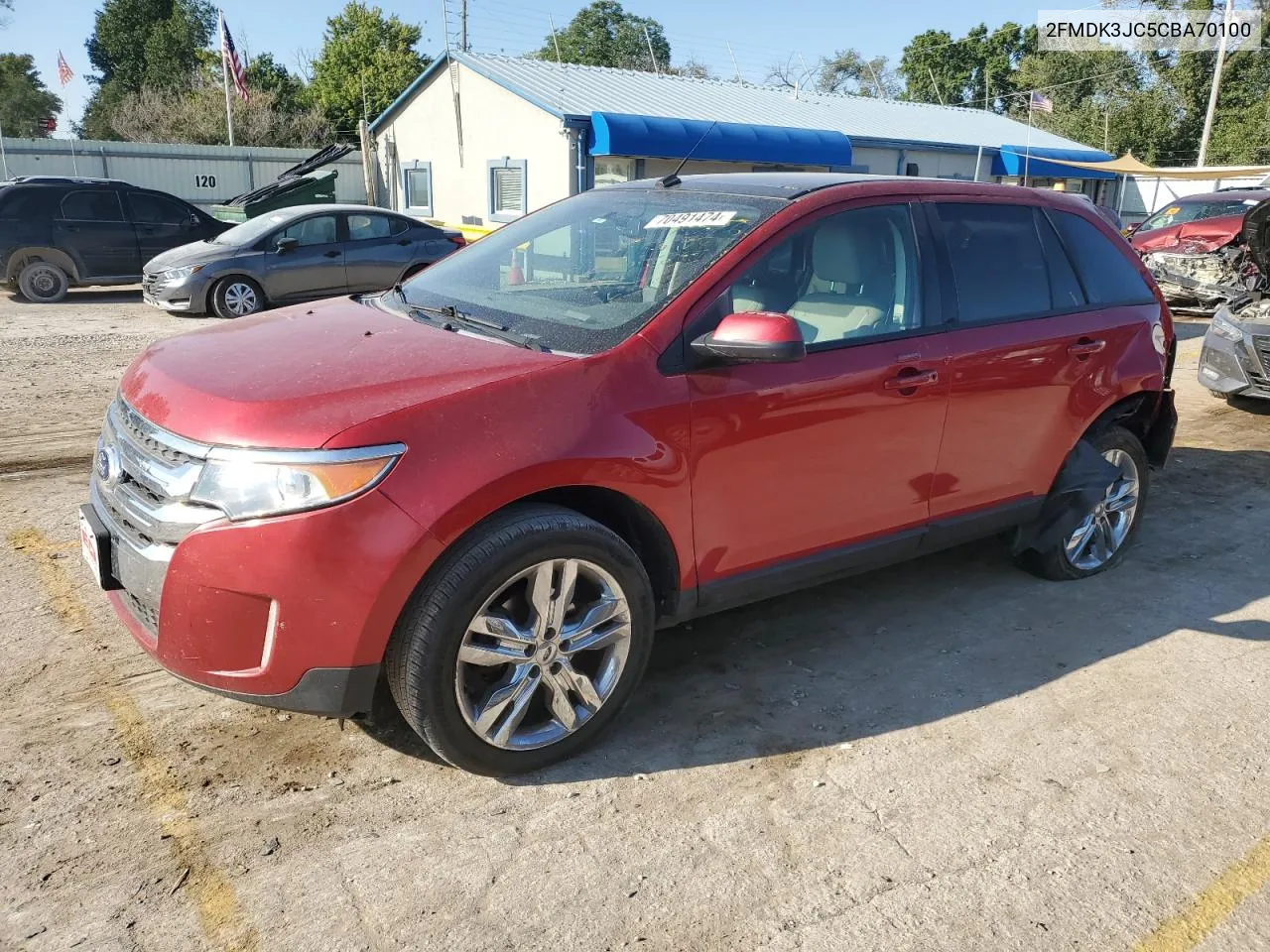 2FMDK3JC5CBA70100 2012 Ford Edge Sel