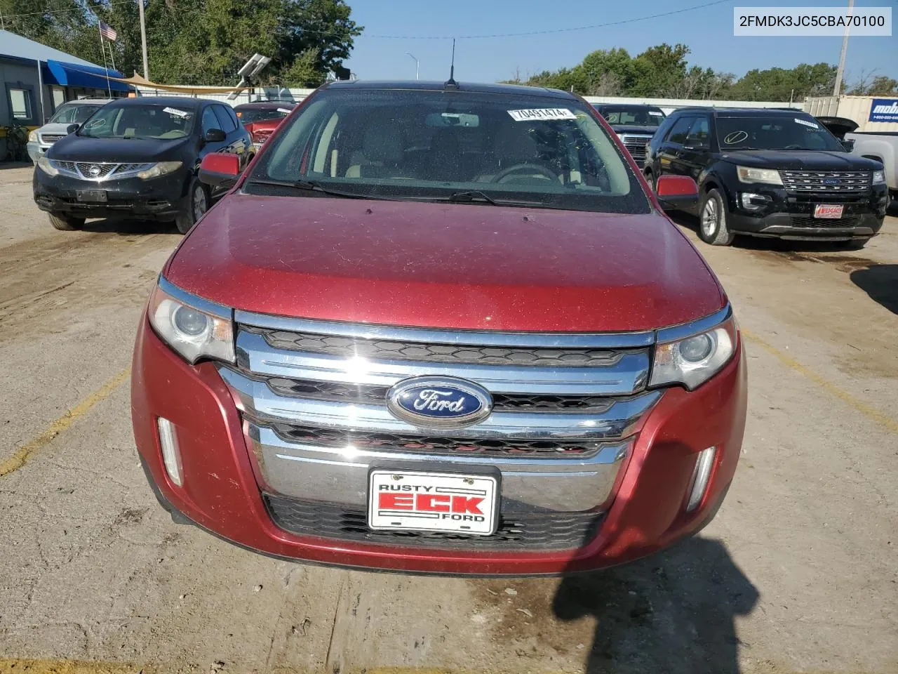 2FMDK3JC5CBA70100 2012 Ford Edge Sel